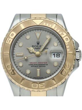 Rolex Yotoma Star Watch 18K Yellow Gold SS Silver